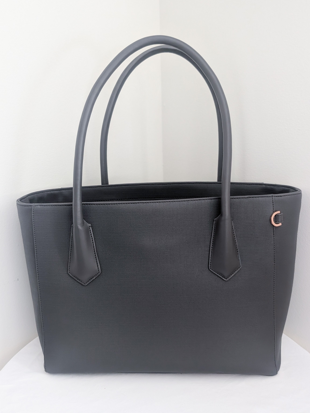 Dagne Dover Large Charcoal Grey Tote Bag